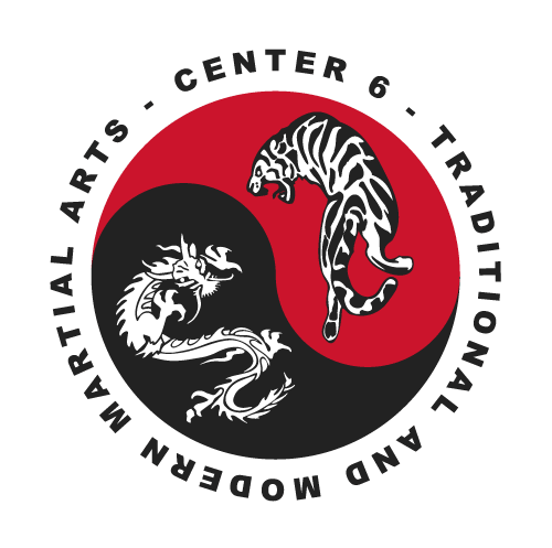 Center 6 Traditional and modern martial arts logo